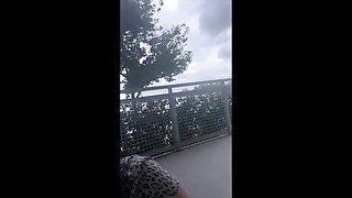 SUCKING DICK IN PUBLIC ON BALCONY IN MIAMI