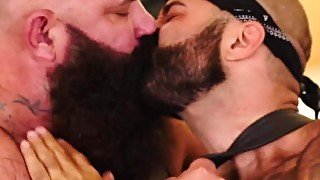 Huge Bear Dominated By Hung Hairy Hunk