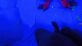 SECRETCRUSH - Succubus POV Fucking & Blowjob Covers Ass In UV Body Paint