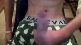 Webcam boy from Newcastle Wanks his Huge Cock