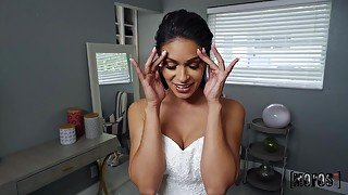 Pervert bride Katana Kombat cheats right after wedding