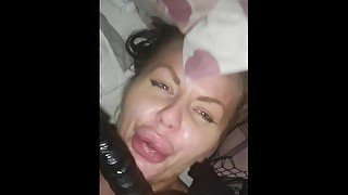 Vicki peach strap on hard face fuck roxi Lloyd