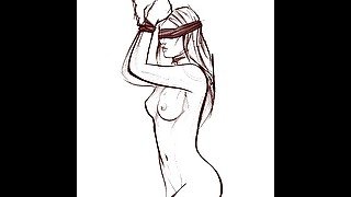 Art X Sketch - Nude Illustration - Drawing