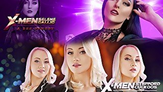 X-MEN XXX Cosplay Battle: SELENE GALLIO VS STEPFORD CUCKOOS. Who Wins?