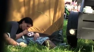 Spy Cam Sex Teen Couple Music Festival