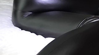 Sexy milf gets fucked in her pussy, ass and mouth in front of beta cuckold