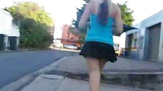 Hidden cam video of my neighbor's daughter flashing her ass