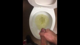 Had a really intense orgasm while at work on overtime after taking a piss
