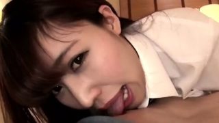 Great close up in japanese teen blowjob pov