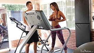 Fabulous Reena Sky gets pounded by her personal trainer