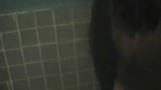 Bathroom creampie