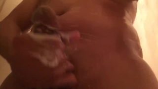 I hope she doesn't catch me | Hot Stud Masturbation in shower