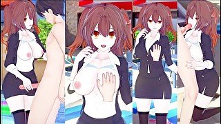 【コイカツ！ サンシャイン エクステンション】新性格「天真爛漫」な茶髪爆乳OL 3DCG巨乳エロゲーアニメ動画[Hentai Game Koikatsu! Sunshine Extension