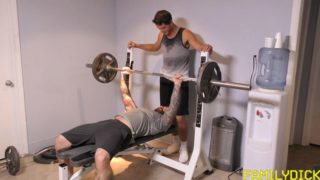 Gym-based anal with relatives Carter Michaels and Jack Dixon