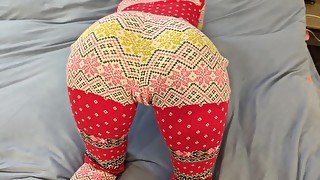 Asian Christmas stepdaughter makes me cum too early