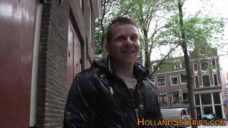 Dutch hooker sucks dick