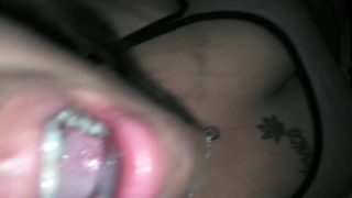 Latina Pizza Dare.. After work cumming 4times, 3 creampie and 1 mouth