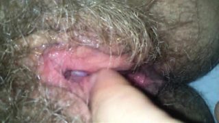 He loves eating hairy mature pussies