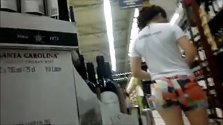 UPSKIRT - CALCINHA DA GORDINHA E DELICIOSA NO SUPERMERCADO