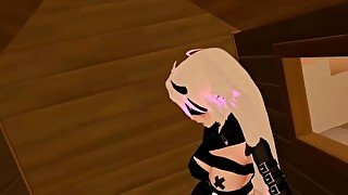 Loosing Nora Virginity, Amateur long distance sex, VRChat lovense.