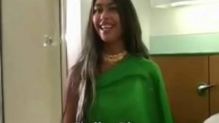 Green saree hot fucking