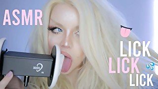 ASMR EAR LICKING  YouTuber  Twitch Streamer