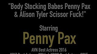 Body Stocking Babes Penny Pax & Alison Tyler Scissor Fuck!