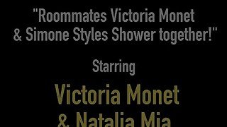 Roommates Victoria Monet & Simone Styles Shower together!