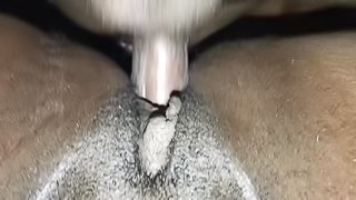 Ebony fucked underneath view