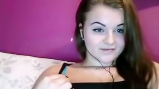 Nice girl seducing and teasing on cam