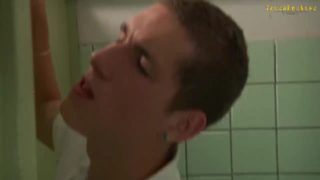 Gloryhole action in a toilet