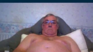 English grandpa wanking