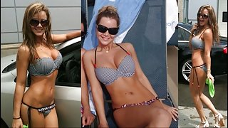 Sarah Kantorova Stripper Shows Off Some Sizzlin' Bikini Ass