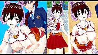 【エロゲーコイカツ！】僕のヒーローアカデミア マンダレイ(送崎信乃)3DCG巨乳アニメ動画(ヒロアカ)[Hentai Game Koikatsu! Shino Sosaki(Anime 3DCG