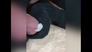 Cum twice part II (2 crew socks sockjob)