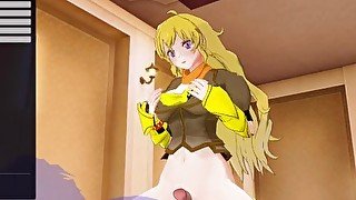 [CM3D2] - RWBY Hentai - Hot Thot Yang Xiao Long Rides Thick Cock Like A Pro