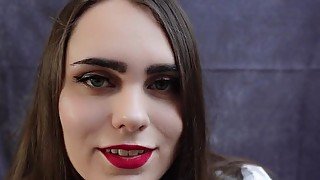 POV ASMR Sexy Vampire Girl Draining your Dick