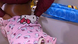 Sneaky Quickie With Daughterinlaw Tight Coochie, Shy Ebony Sheisnovember Shagged Standing Doggy Style With Pajamas Unbutton