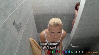 Girlfriends Two horny Czech girls have hot steamy sex in the shower