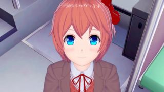 DDLC Sayori wants to Fuck on the Bus POV Hentai