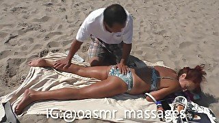 Mommy Russian Blubbery Body Beach Massage