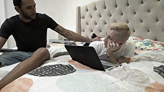 Tatted Twink Gets His Asshole Stuffed By His Older Stepbrother
