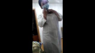 A NURSE HELPS A PATIENT TO BE CURED AND GETS A LOT OF CUM