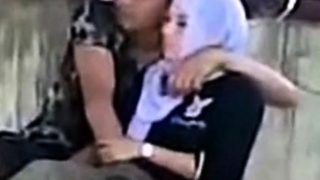 indonesian- hijab girl fingered