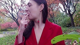 INHALE 48 Smoking & Nudity in Public by Gypsy Dolores/ Parc LaFontaine, Montreal