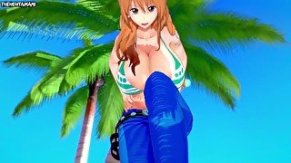 Hentai Feet POV Nami One Piece