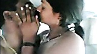 Indian brunette whore fucks hard in the backseat of a car