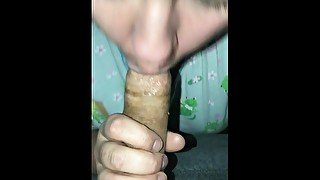 FINALLY, A CUM IN MOUTH AND SWALLOW