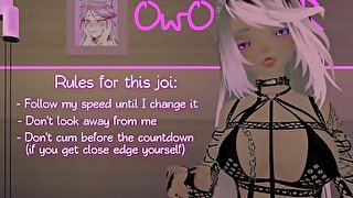 Cum for me Joi ❤️️in VRchat [Lustful Moaning, Nudity, Edging, 3D Hentai, VRchat erp, Dirty Talk]