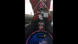 big boobed teen on sybian Orgasm cums without permission while in chastity  